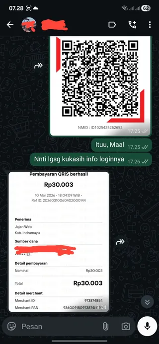 Testimoni Netflix Premium (Sharing) — screenshot asli pelanggan Jajan Web